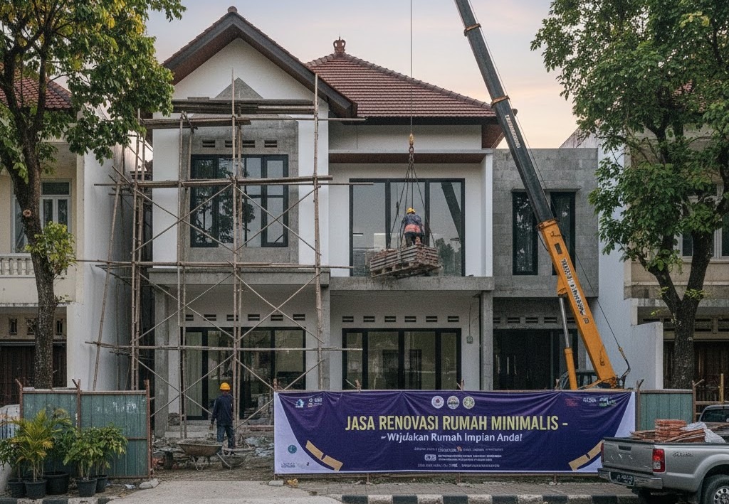 Jasa Renovasi Rumah Minimalis, Kantor Modern & Gedung Komersial di Jakarta 