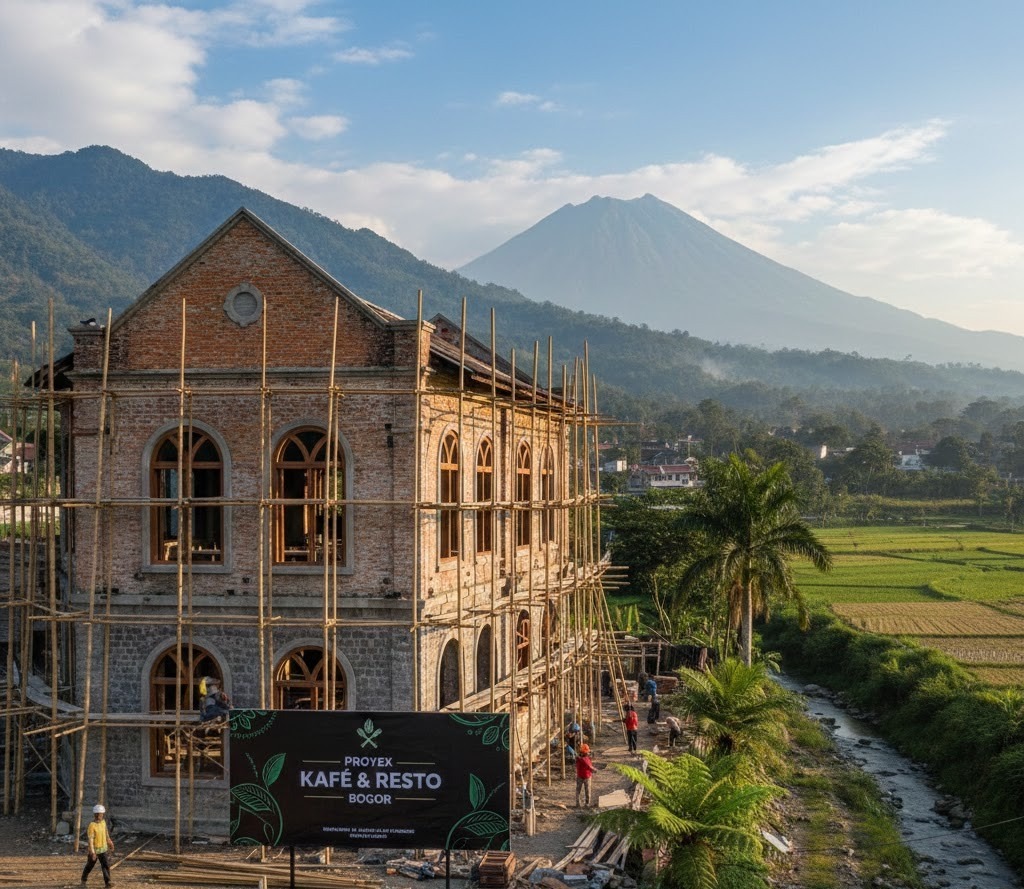 Kontraktor Renovasi Rumah & Gedung Tua untuk Proyek Cafe dan Resto di Bogor